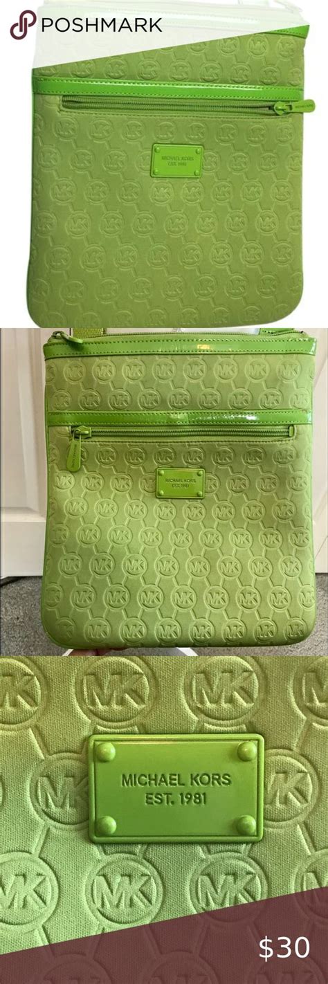 lime green michael kors purse|michael kors olive green crossbody.